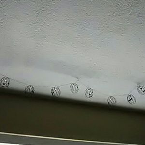 Black Halloween lights